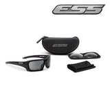 Kit solaires balistiques ESS Rollbar verres ESSOPTICS 2,2 mm et étui rigide