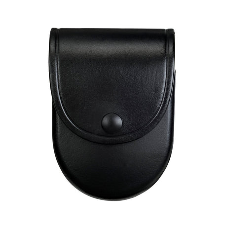 Porte-menottes Centurion ASP en cuir avec couvercle de protection et boucle Snap-Loc