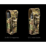 Porte-chargeur double 5.56 Frog Pro à rabat ITW Nexus renfort Tegris 115 g