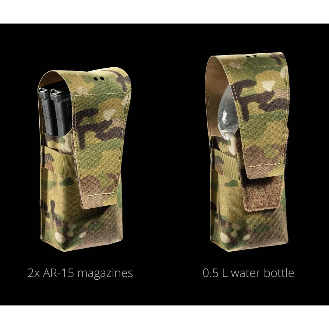 Porte-chargeur double 5.56 Frog Pro à rabat sans boucle en LAHYCO 80 g