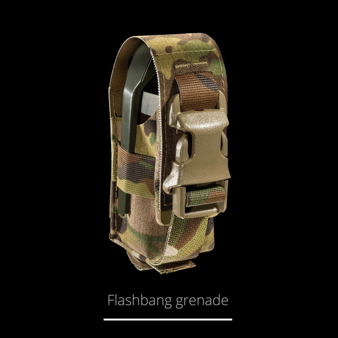 Porte-grenade assourdissante Frog Pro à rabat ITW Nexus en LAHYCO 70 g