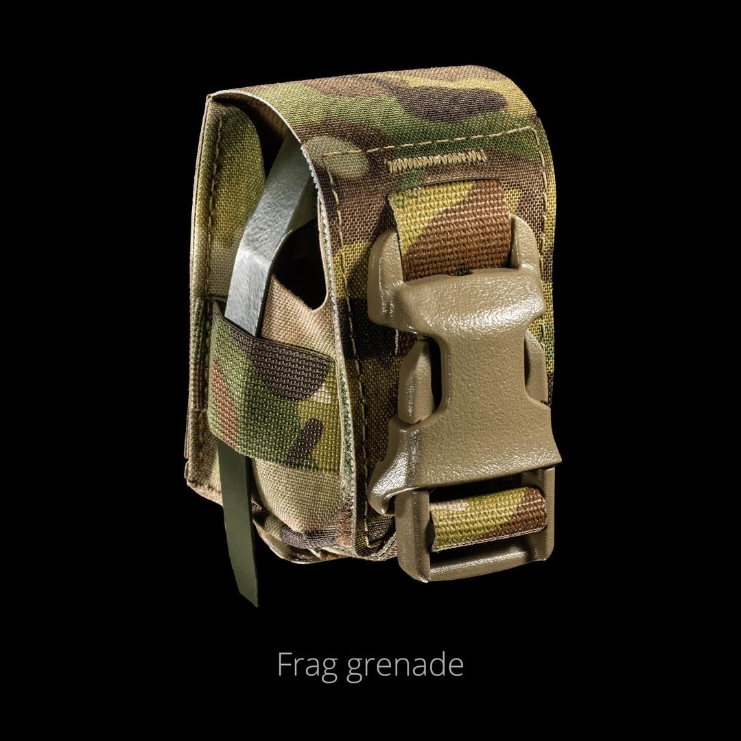 Porte-grenade à fragmentation Frog Pro à rabat ITW Nexus 10 x 6 x 5 cm