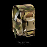 Porte-grenade à fragmentation Frog Pro à rabat ITW Nexus 10 x 6 x 5 cm