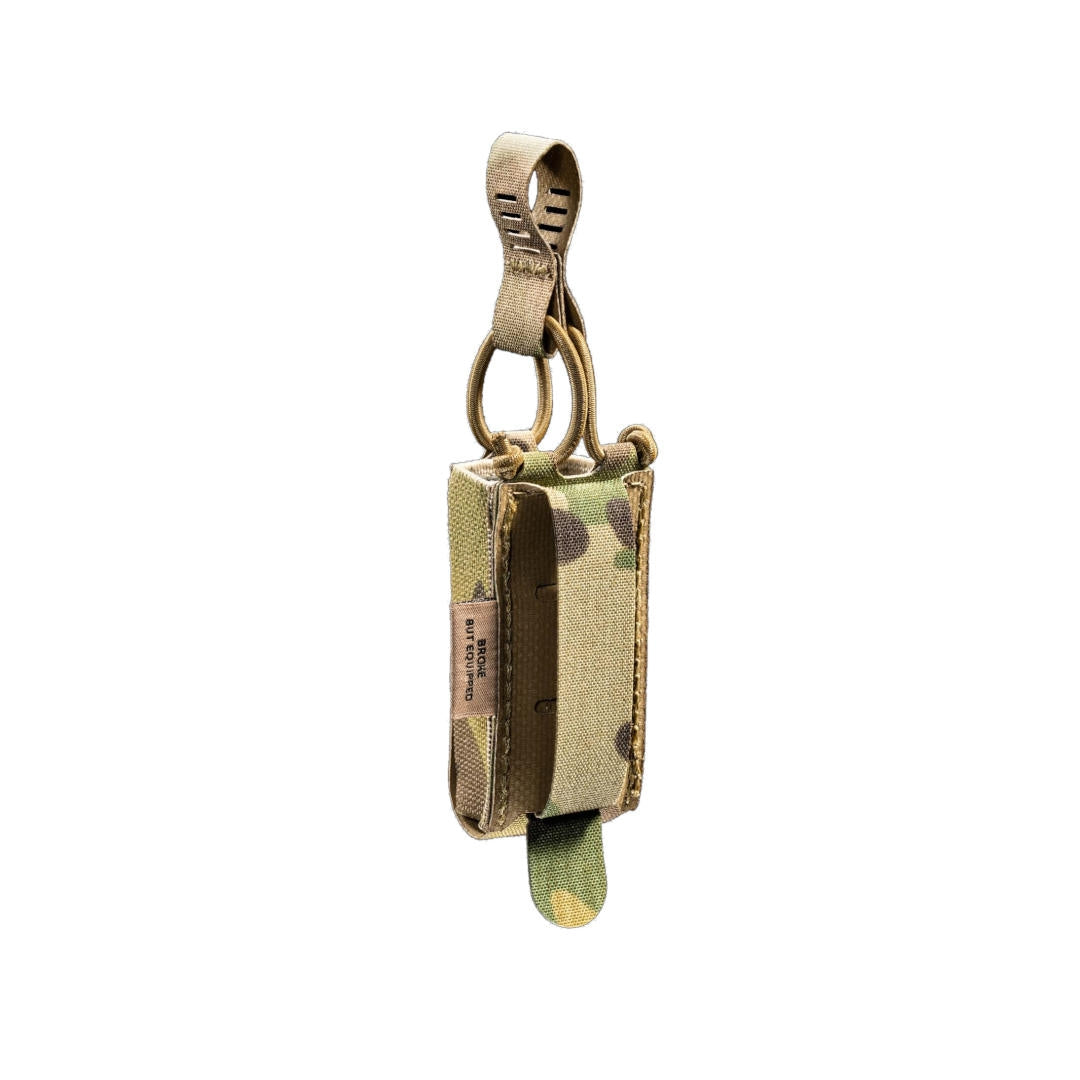 Porte-chargeur 9 mm Fast Pistol Frog Pro à rétention élastique 8 x 4 cm