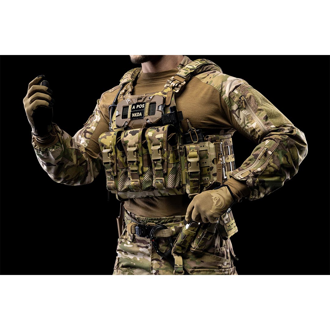 Ceinture tactique Frog Pro Mamba 88-100 cm en Tegris et Cordura, boucle AustriAlpin COBRA