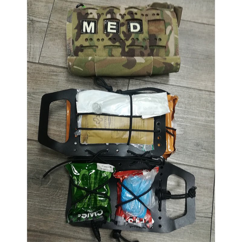 Poche médicale modulaire Frog Pro Orthos 21 x 14 cm avec portage de garrot intégré