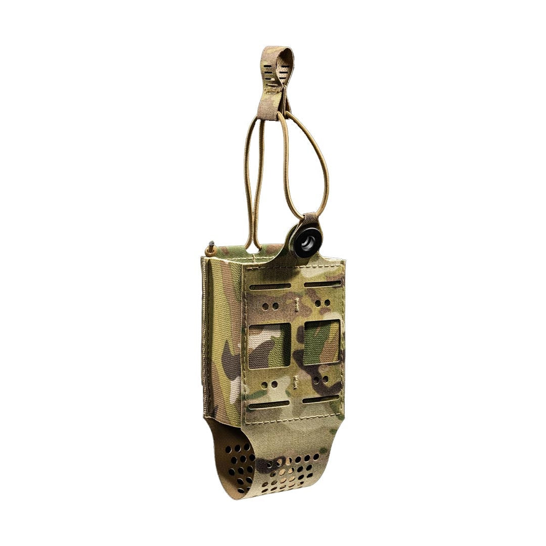 Pochette radio AN/PRC Frog Pro tissu composite LAHYCO fixation MOLLE 18 x 8 x 4 cm