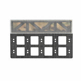 Panneau MOLLE horizontal escamotable Frog Pro en Tegris 22,5 x 14 cm de 25 g
