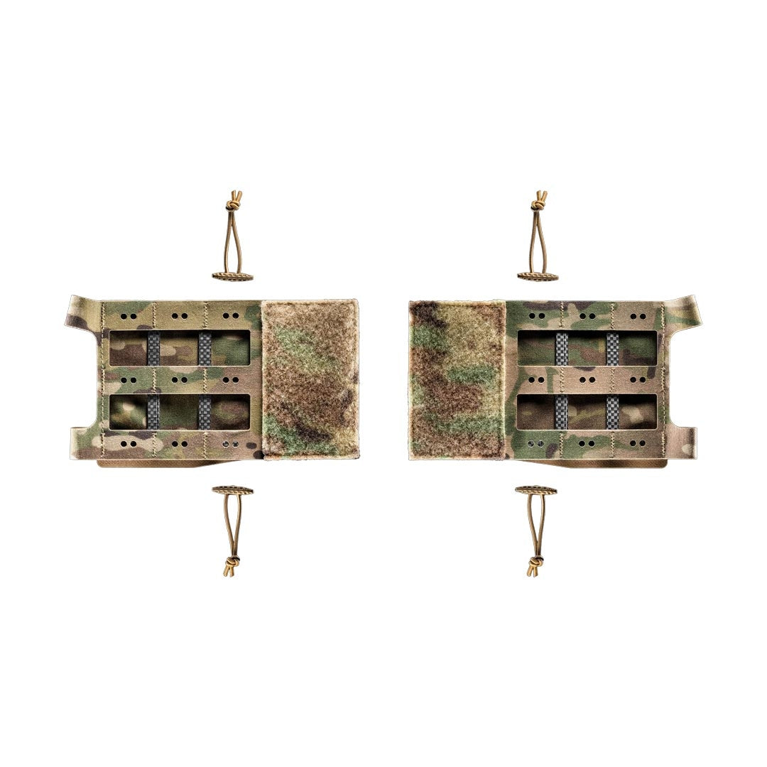 Side Wings +3 Frog Pro en Tegris et LAHYCO, trois colonnes MOLLE par côté, 120 g