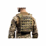 Panneau dorsal MOLLE Frog Pro en Tegris et LAHYCO 26 x 27,5 cm fixation V.LOK