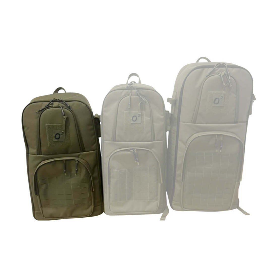 Sac médical Vigilant CHOUCAS-2 en Cordura 1000D pour bouteille d'oxygène de 2 litres