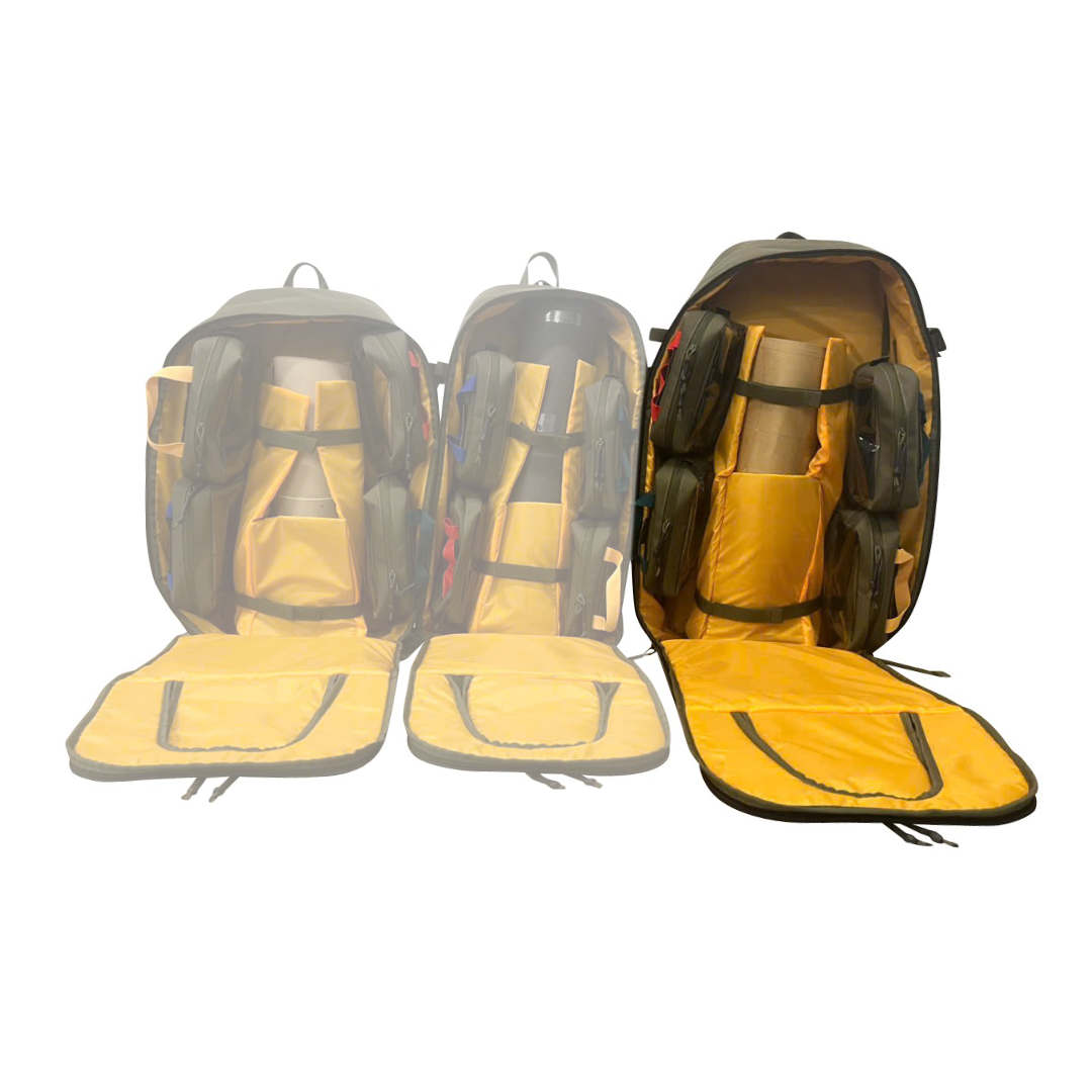 Sac médical Vigilant CHOUCAS-5 en Cordura 1000D pour bouteille d'oxygène de 5 litres