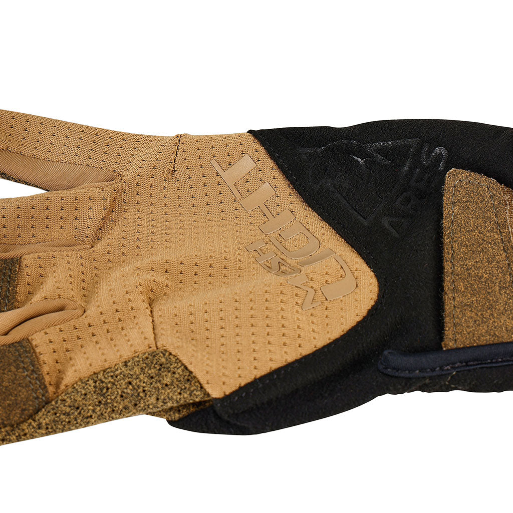 Gants tactiques Ares Mesh Light paume microfibre Nash perforée et cinq doigts tactiles