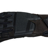 Gants coqués Ares Tactique Pro paume cuir dos maille et renfort de gomme épaisse