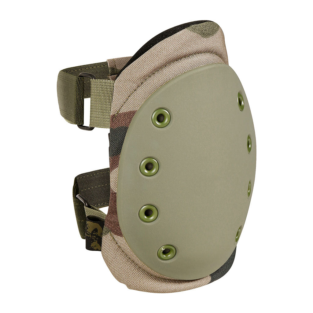 Genouillère de protection Ares nylon 1000 deniers coque semi-rigide et mousse incorporée