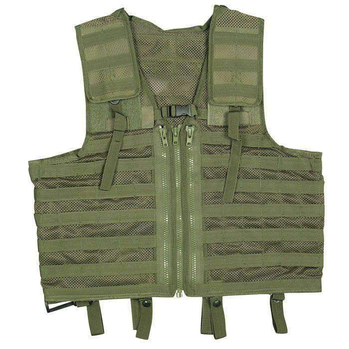 Gilet Chest Rig MOLLE 8 POCHES Mil-Tec - Vert olive - - Welkit.com - 3662950040238 - 2