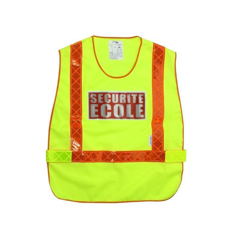 Gilet d'identification SÉCURITÉ ECOLE DMB Products - Jaune - Welkit.com