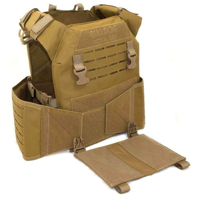 Gilet porte - plaques KINETIC Bulldog Tactical - Coyote - Welkit.com