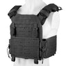 Gilet porte - plaques QR KINETIC Bulldog Tactical - Noir - Welkit.com