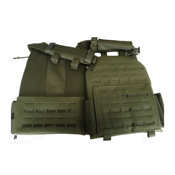 Gilet porte-plaques SM2A Bulldog Tactical - Vert olive - - Welkit.com - 3662950112232 - 4