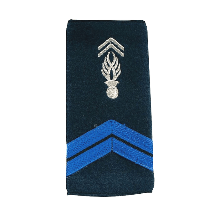 Grade FOURREAU GENDARME ADJOINT BRODÉ Patrol Equipement - Bleu - Brigadier - Welkit.com - 3662950093067 - 3