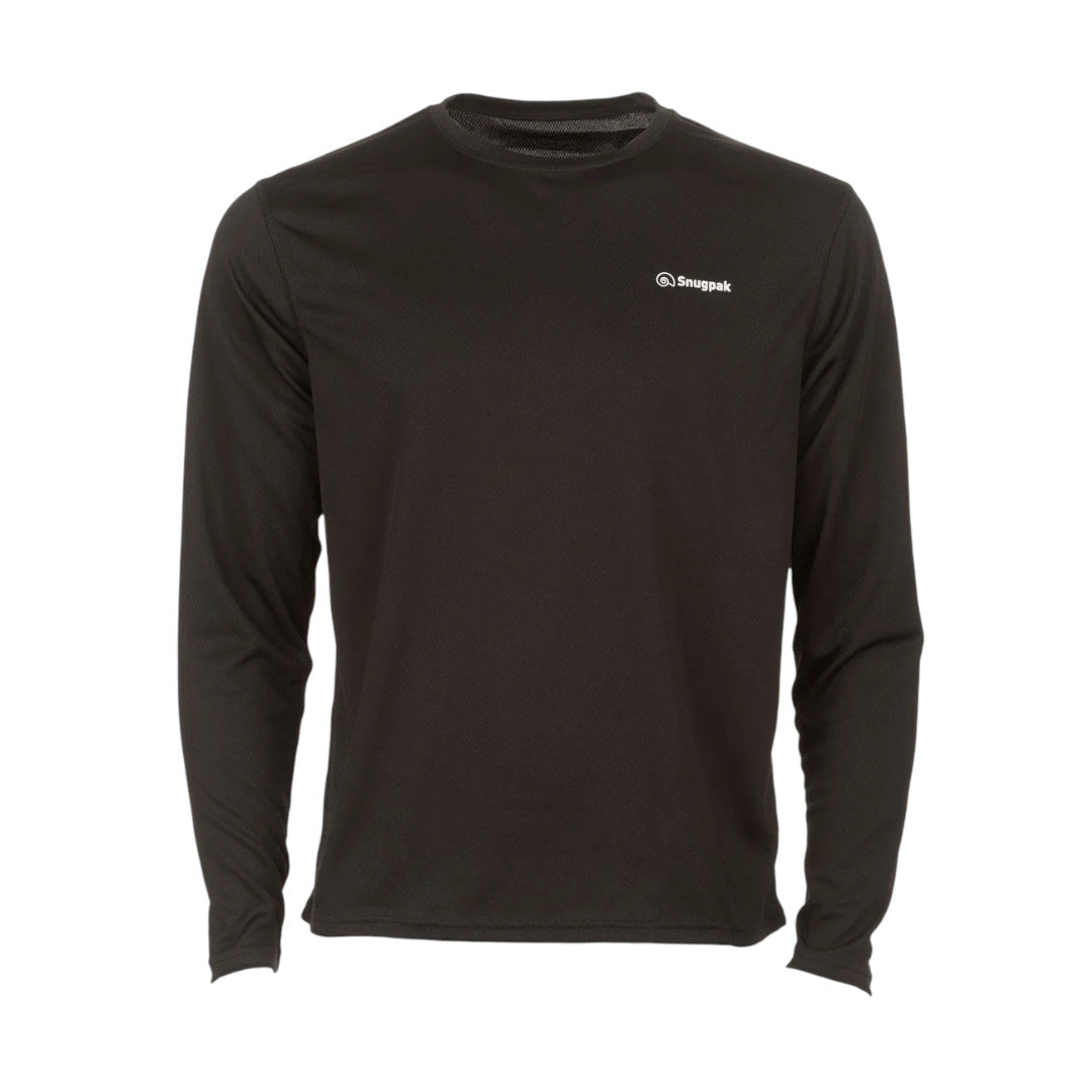 Haut première couche Snugpak 2nd Skinz Coolmax manches longues polyester et élasthanne