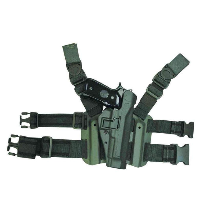 Holster de cuisse SERPA LEVEL 2 TACTICAL Blackhawk - Noir - Glock 17 / 19 / 22 / 31 - Droitier - Welkit.com - 2000000138015 - 4