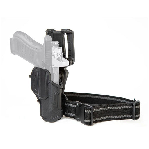 Holster de cuisse T-SERIES L2C OVERT Blackhawk - Noir - Glock 17 / 19 / 22 / 31 / 34 / 35 / 41 / 47 - Droitier - Welkit.com - 604544673272 - 1