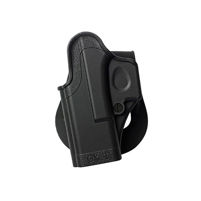 Holster OWB ONE PIECE IMI Defense - Noir - Glock 17 / 19 / 22 / 23 / 25 / 26 / 27 / 28 / 31 / 32 / 36 - Droitier - Welkit.com - 3662950083921 - 1