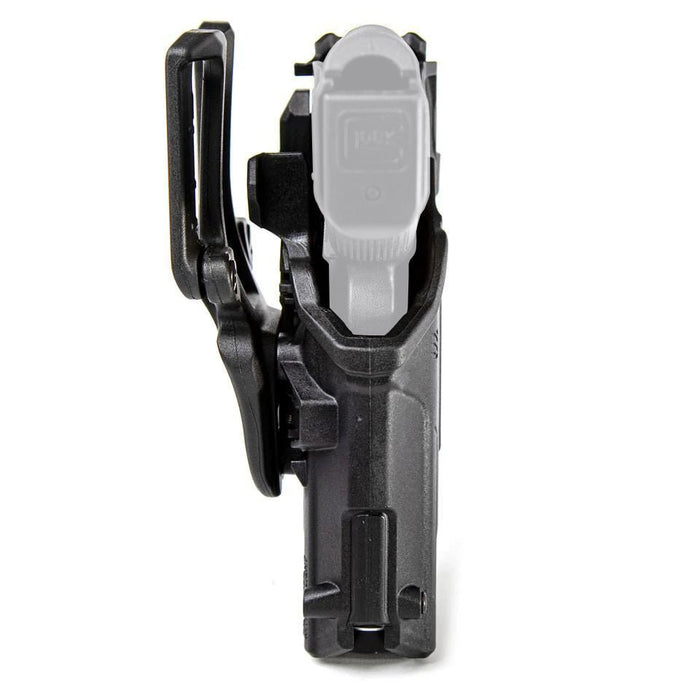 Holster OWB T-SERIES L2D LB RDS DUTY Blackhawk - Noir - Glock 17 / 19 - Droitier - Welkit.com - 604544662740 - 3