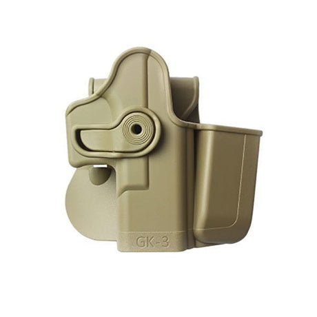 Holster OWB Z10 LEVEL 2 GLOCK 17 + CHARGEUR IMI Defense - Beige - Welkit.com