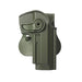 Holster OWB Z12 LEVEL 2 IMI Defense - Vert olive - PAMAS G1, Beretta 92 / 96 - Droitier - Welkit.com - 2000000296951 - 3