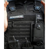 Housse de gilet pare-balles GK Professional FDO 4-en-1 polyamide 500D, 1,650 kg