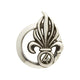 Insigne de béret ARGENT LÉGION 4E REI DMB Products - Argent - Welkit.com