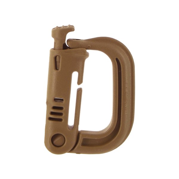 Mousqueton ITW Nexus GrimLoc en polymère 54 x 40 mm pour sangle de 25 mm