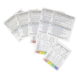 Lot de triage TCCC JBC Corporation 10 documents sur papier étanche sans marqueurs