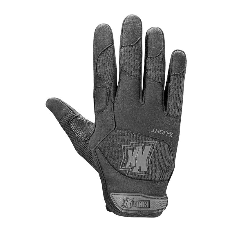 Gants tactiques Kinetixx X-Light légers 118 g paume en cuir synthétique EN 388