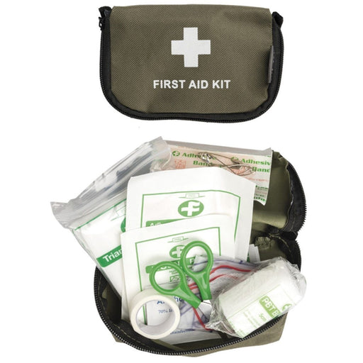 Kit de premiers secours SMALL Mil-Tec - Vert olive - - Welkit.com - 4046872248900 - 1