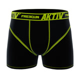 Lot de 2 boxers Ares en microfibre extensible à séchage rapide doublure coton