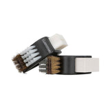 Brosse d'entretien Lowa Dreiecksbürste laiton nylon gomme et lamelles de crêpe