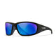 Lunettes de protection BOSS Wiley X - Polarisé Bleu Miroir - Welkit.com