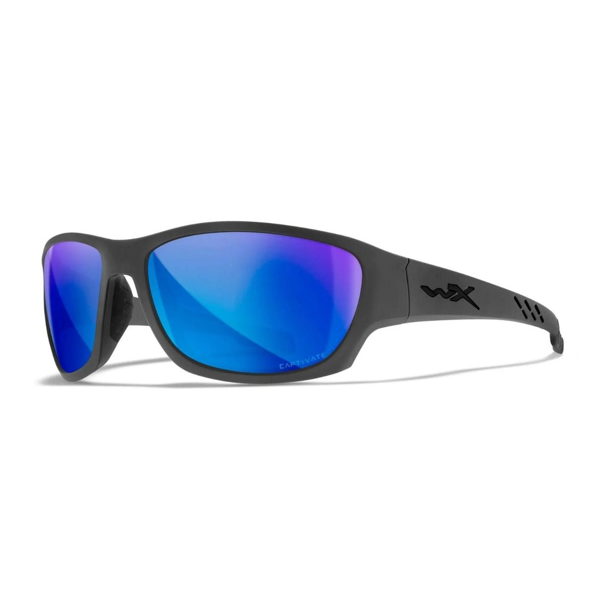 Lunettes de protection CLIMB Wiley X - Polarisé Bleu Miroir Fumé - Welkit.com