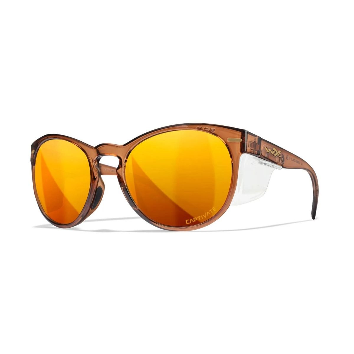 Lunettes de protection COVERT Wiley X - Polarisé Bronze Miroir Copper - Welkit.com