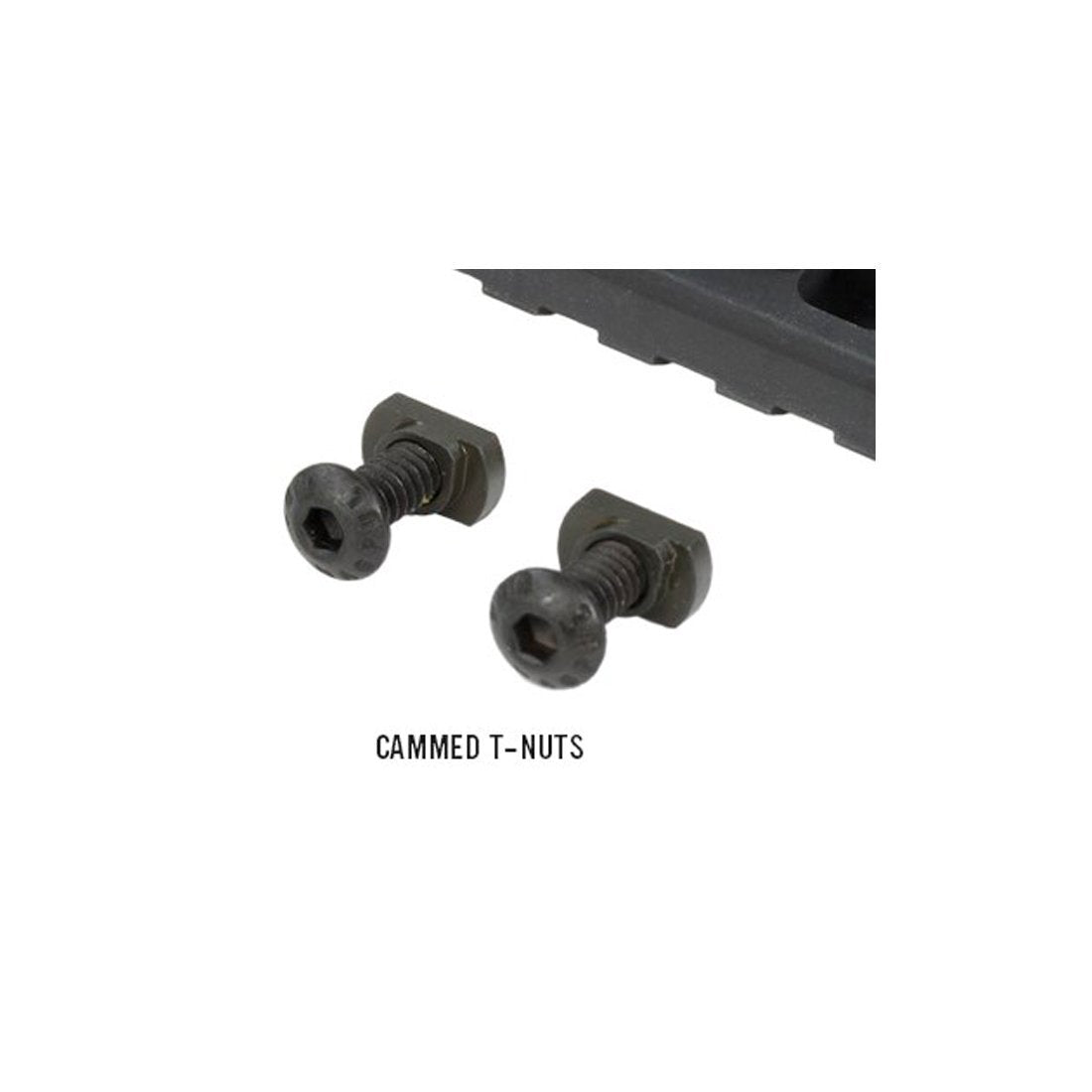Section de rail Picatinny Magpul M-LOK 5 emplacements 6,3 cm en aluminium