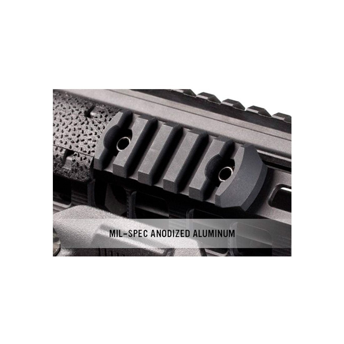 Section de rail Picatinny Magpul M-LOK 5 emplacements 6,3 cm en aluminium