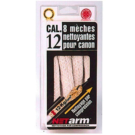 Mèche nettoyante CALIBRE 12 Net'Arm - Blanc - Welkit.com