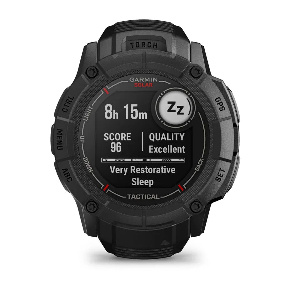 Montre connectée INSTINCT 2X SOLAR TACTICAL Garmin - Noir - Welkit.com