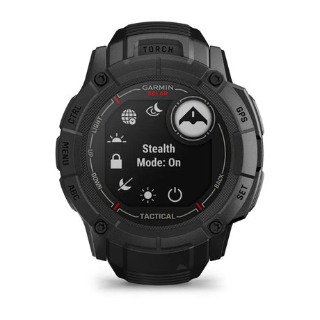 Montre connectée INSTINCT 2X SOLAR TACTICAL Garmin - Noir - Welkit.com