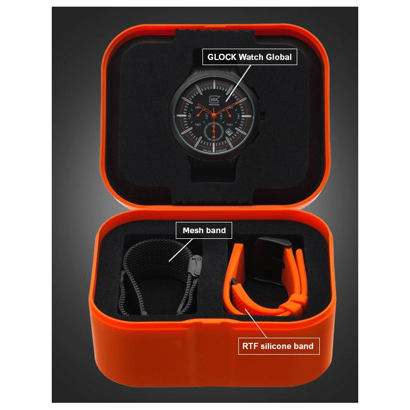 Montre GLOCK WATCH GLOBAL GWC0003 Glock - Orange - Welkit.com