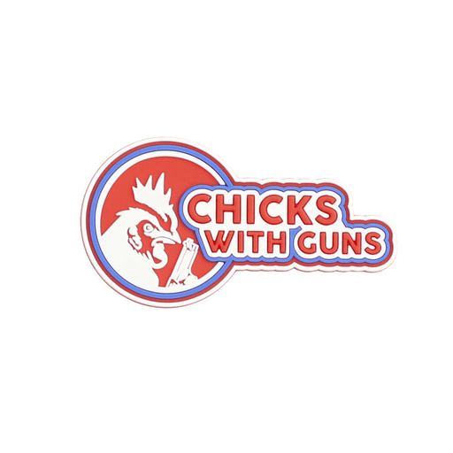 Morale patch CHICKS WITH GUNS ROUGE 101 Inc - Rouge - - Welkit.com - 8719298257479 - 1